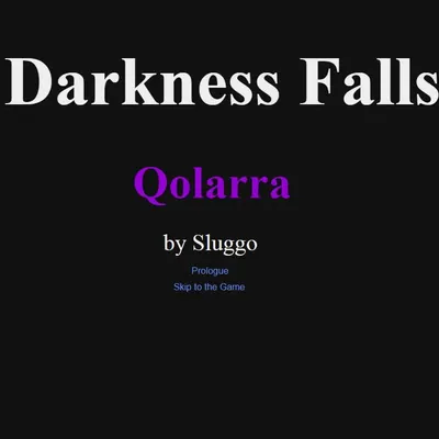 Darkness Falls: Qolarra cover