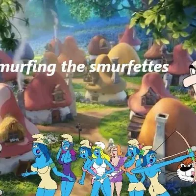 Smurfing the Smurfettes cover