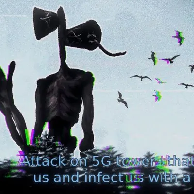 Attack on 5G towers that chip us and infect us with a virus cover