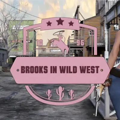 Brooks in Wild West cover